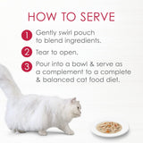 Alimento húmedo para gatos senior con ingredientes limitados