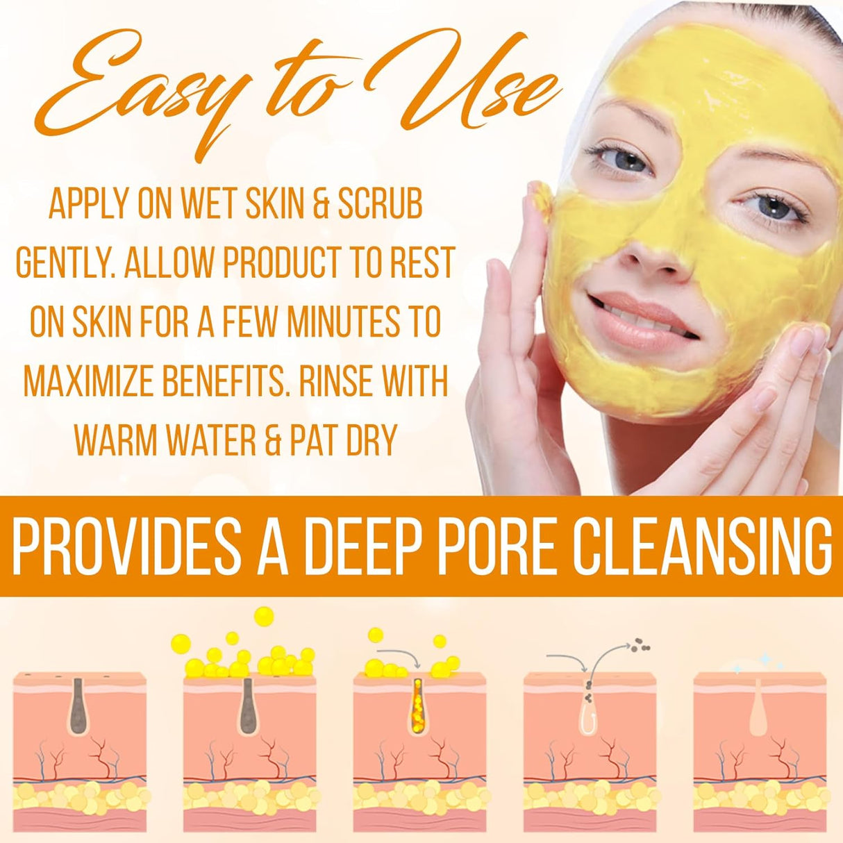 Crema facial de cúrcuma para rostro y cuerpo Herblov