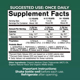 Probióticos Líquidos Orgánicos USDA de 15 Cepas, Max Absorción, 40Serv