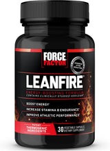 Force Factor LeanFire Pre Workout Energía, Caffeine, 30 pzas