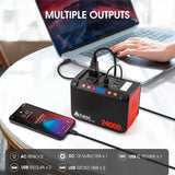 Takki Portable Power Station 88Wh, Solar Generator Power Bank