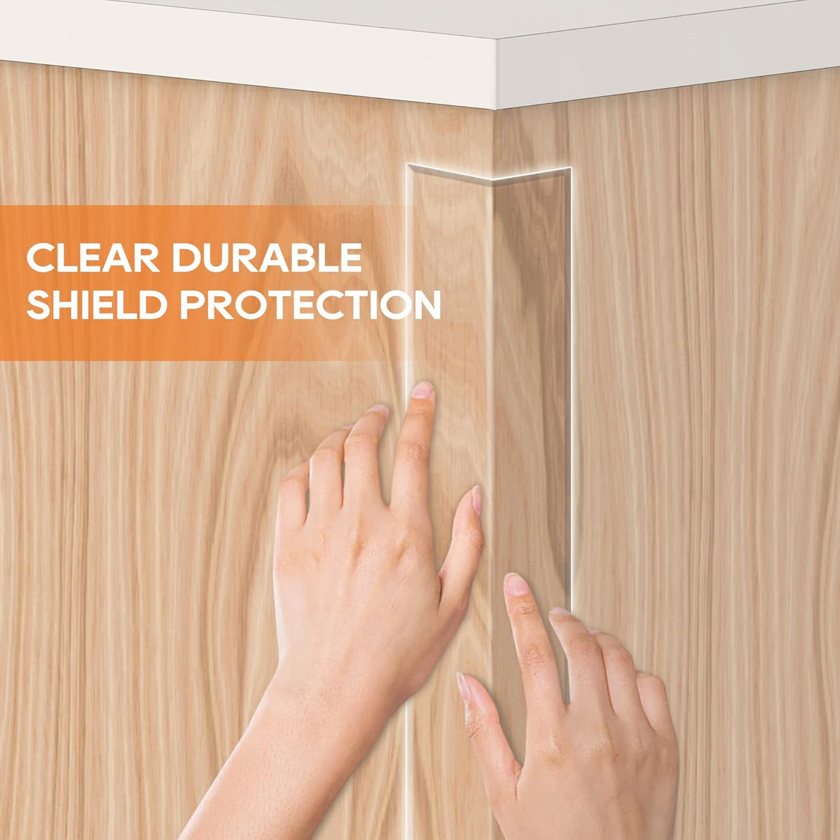 Protector de puerta contra arañazos de gatos transparente