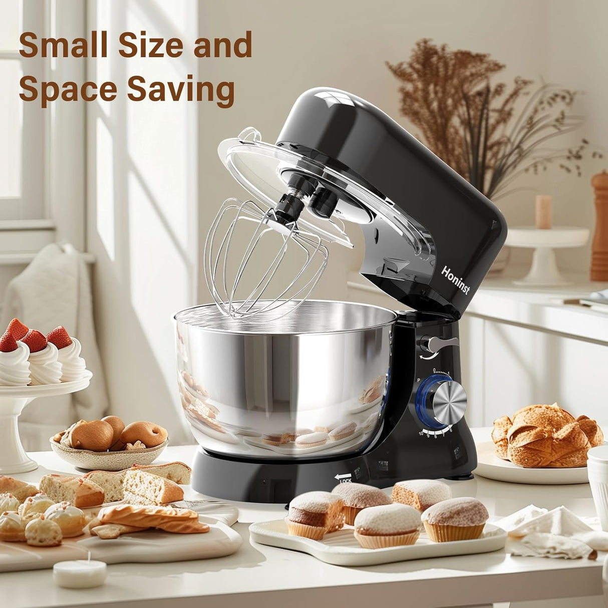 Batidora de pie 3 en 1 660W 10 velocidades 6QT - Modelo X123