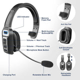 Auricular Bluetooth para camioneros, V5.2, cancelación ruidos