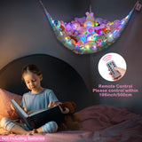Hamaca para peluches Basumee con luz LED y control remoto