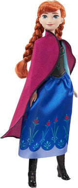 Muñeca Anna de Mattel Disney Princesas, Posable con ropa y accesorios