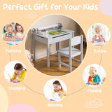 Juego de mesa y silla para niños jardín de infantes Costzon