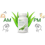 Suplementos orgánicas de aloe vera  60 cápsulas 130,000 mg