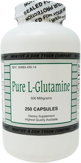 Pure L Glutamina 500 mg 250 cápsulas