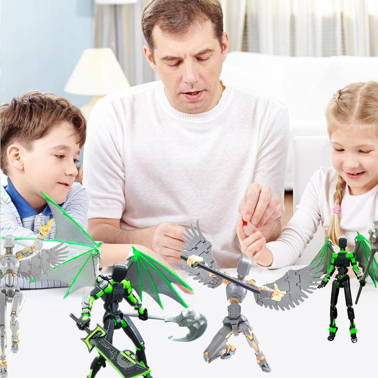 Figuras de Acción T13 Robot Articulado, Modelo 3D Impreso