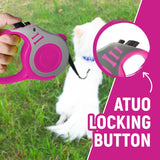 Correa Retráctil Automática para Perros 10/16 FT Mango