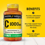 MASON NATURAL Vitamina C 1000mg 3x300 Días Soporte Inmune