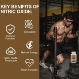 Suplemento de óxido nítrico de 2255 mg  para corazón, 90 cáp