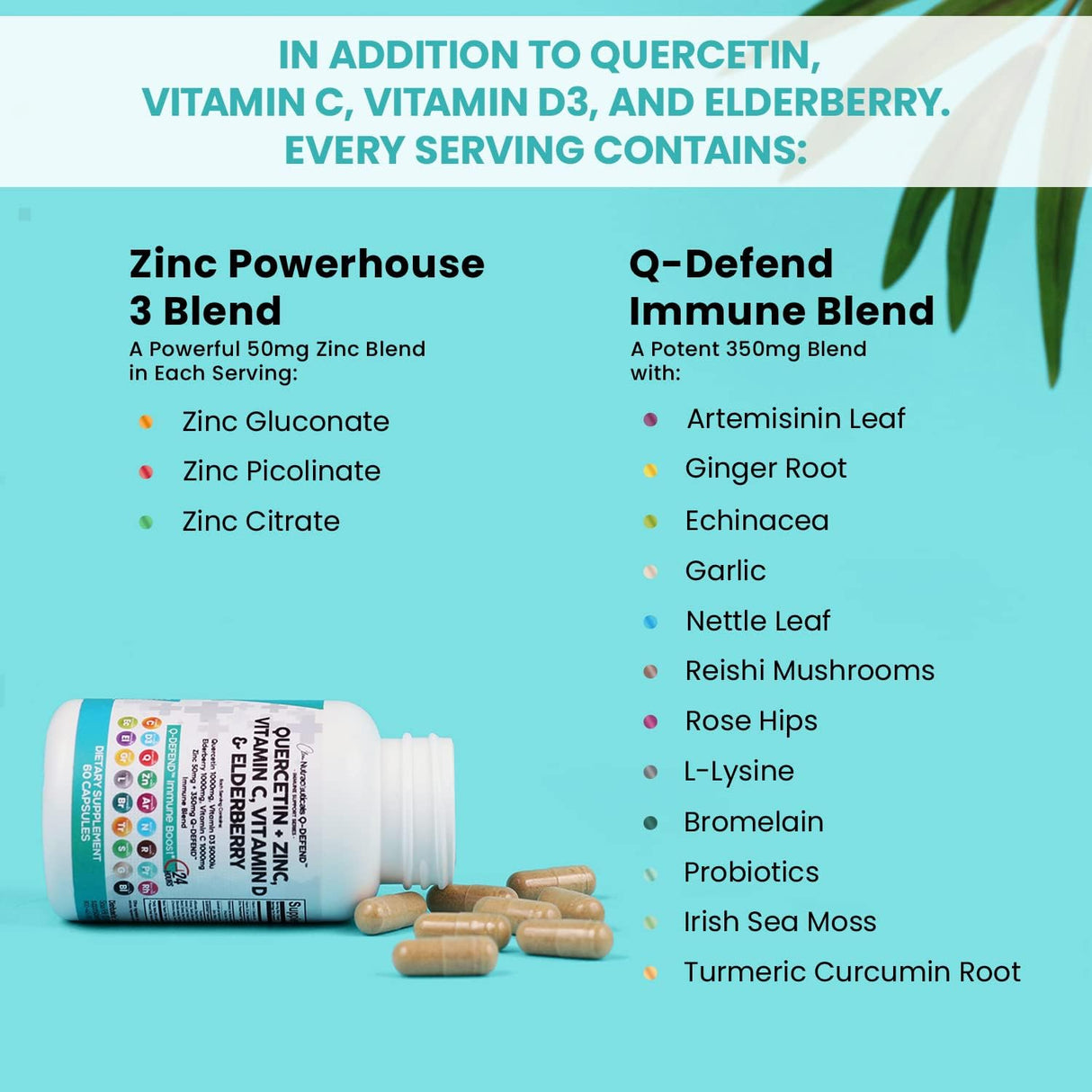 Suplementos Alimenticios Quercetina  de vitamina C