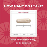 Multivitamínico CelebrateONE, Hierro Libre, 30 Cápsulas