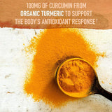 Suplemento Respuesta inflamatoria de cúrcuma 120 tab 100 mg