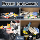 Organizador de maletero ASUBHA, colapsable, multi compartimentos