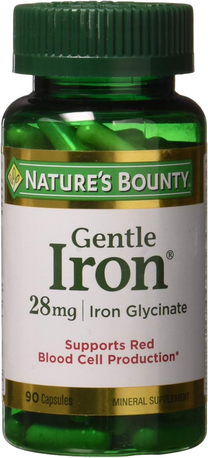 Suplemento Natures Bounty Plancha suave 28 mg 90 cápsulas