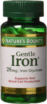Suplemento Natures Bounty Plancha suave 28 mg 90 cápsulas