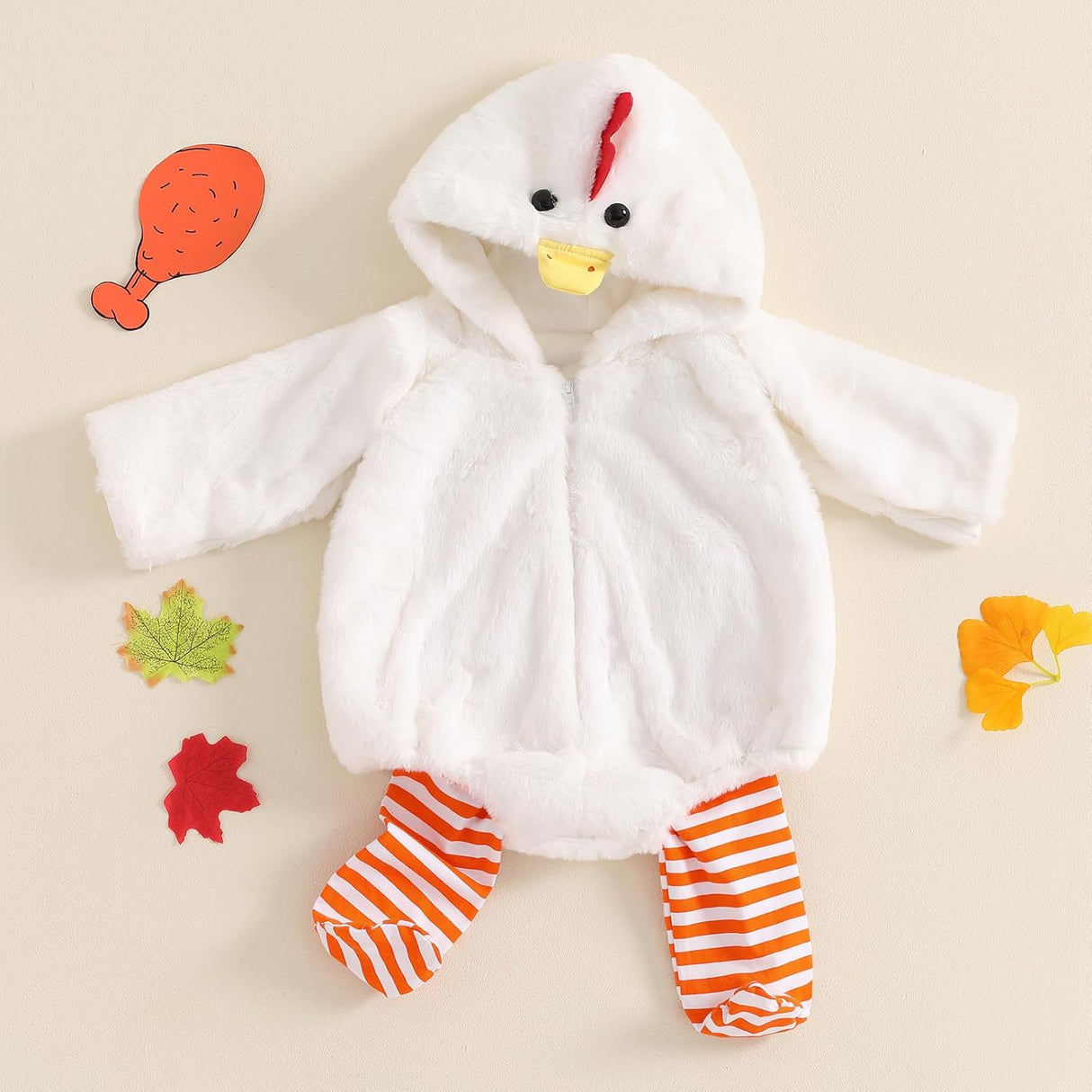 Disfraz de Halloween Twopumpkin para bebé, rompevientos y leggings