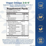 Omega 3-6-9 Vegano Purity Products - Ácidos Grasos Esenciales (60)