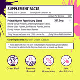 Suplemento de órganos de res para mujer, 100% pasto, equilibrar hormonas