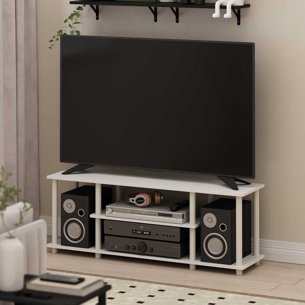 Soporte de entretenimiento 3 niveles para TV hasta 50 pulgadas