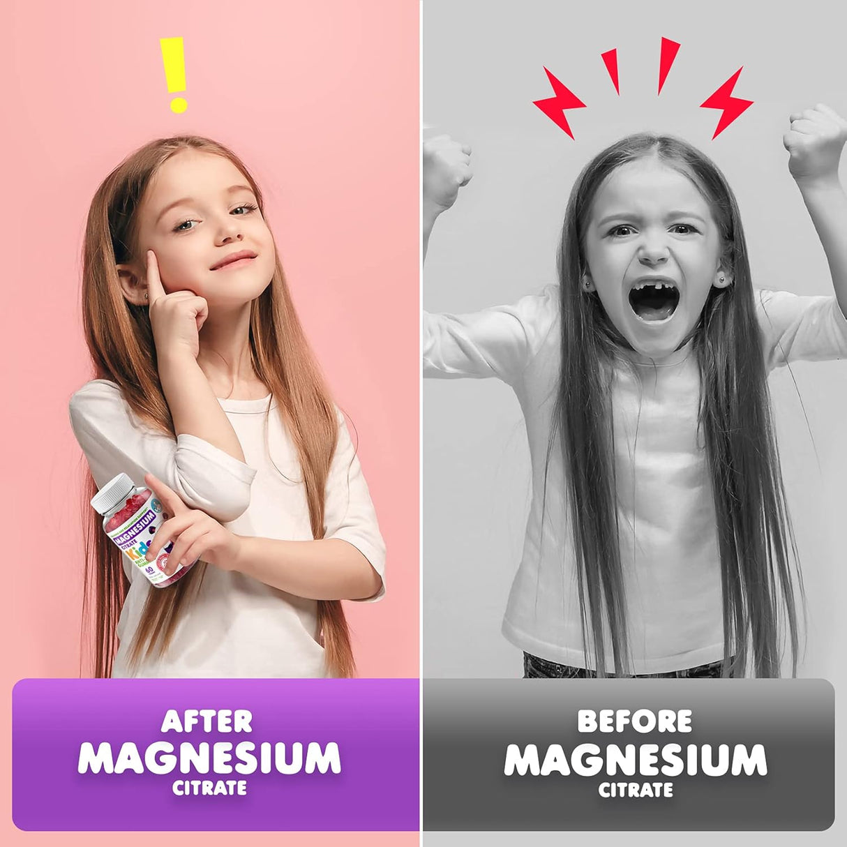 Suplementos Alimenticios de magnesio calmantes para niños