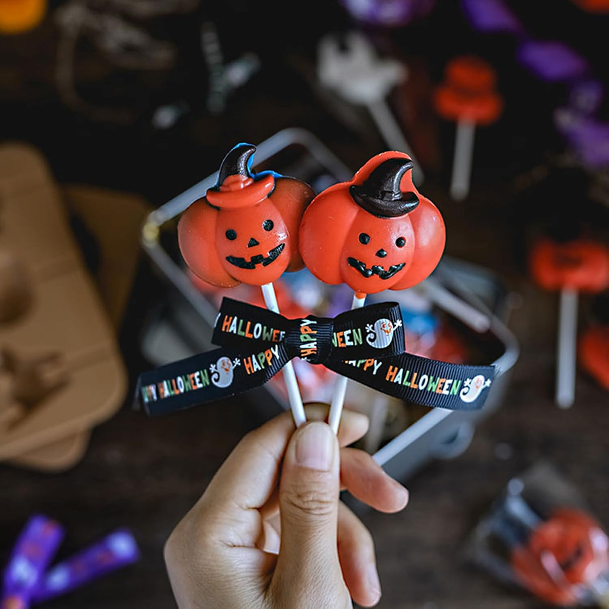 Moldes de Silicona para Halloween 2 Pack Formas de Dulces