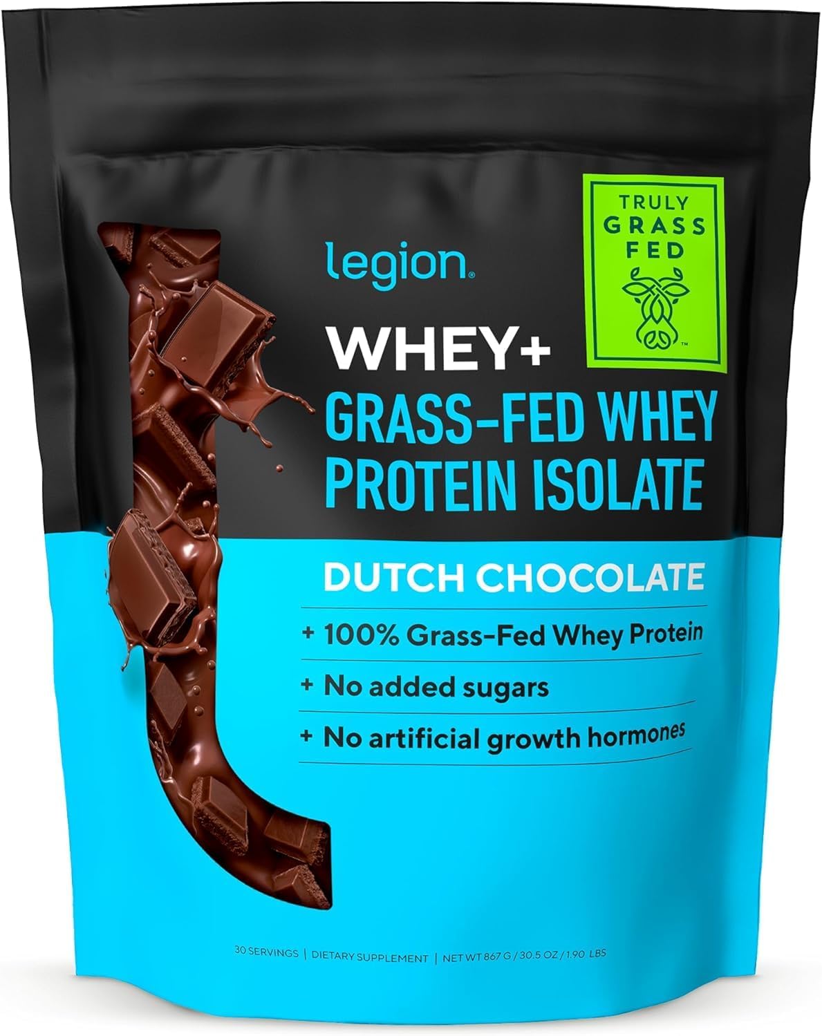 Legion Whey+ Proteína de Suero Aislada Natural 30 Servings