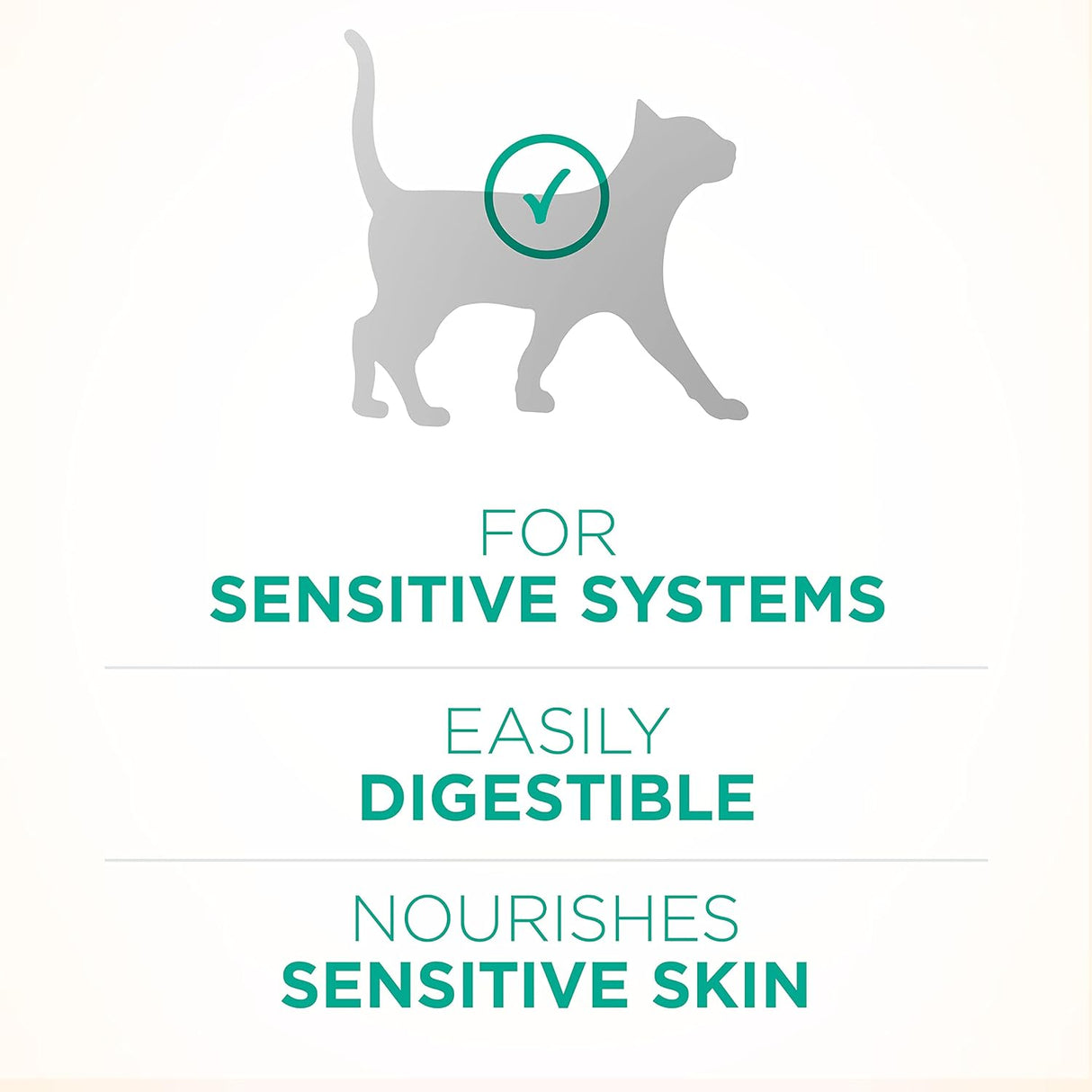 Alimento para gato adulto premium Purina One sistemas sensibles, Sistemas sensibles