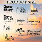 10 Pzs Stickers Inspiradores para Paredes - Decoración Motivacional