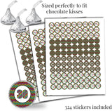 Kit de Stickers para Fiesta de 30 Cumpleaños