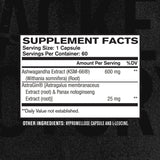 Extracto de Raíz de Ashwagandha, Jacked Factory, KSM-66, 60 Veggie