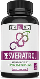 Suplemento de resveratrol para máximo sistema inmune 60 und