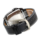 Reloj con brújula decorativa y dial de termómetro
