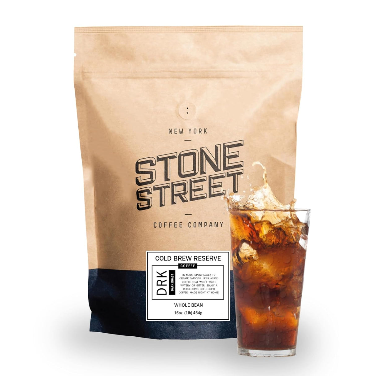 Café Molido Stone Street, 100% Arábica, 1 LB, Sabor Suave