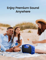 Altavoz Bluetooth IPX7 impermeable de 40W, estéreo potente