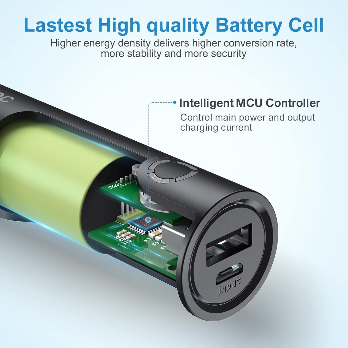 Cargador portátil para celular de 5000 mAh