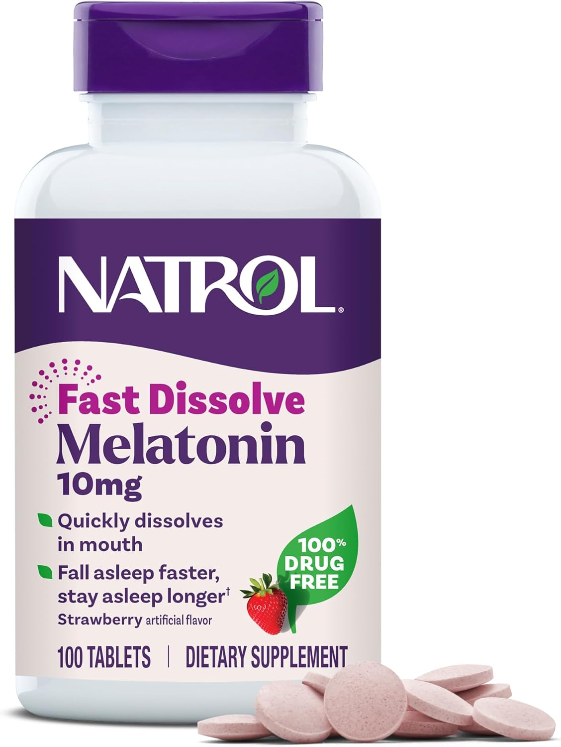 Comprimidos de Melatonina Rápida Natrol - 5 mg 60 Uds.