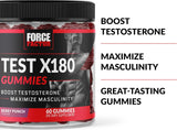 Suplemento Test X180 Gomitas de testosterona para hombres