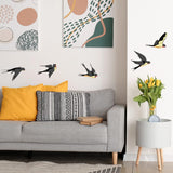 Winhappyhome Etiqueta de la Pared con patrón de Golondrinas Voladoras para la decoración de la Pared de la habitación de los niños de la Sala de Estar