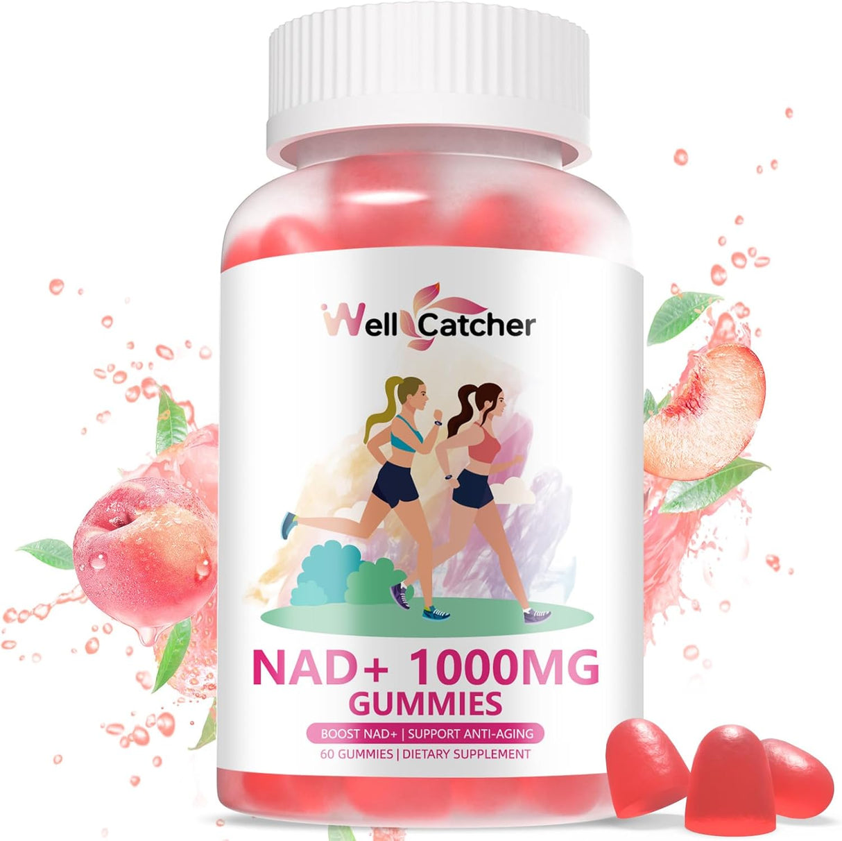 Suplemento de Gomas NAD+ 1000MG - Energía y Antienvejecimiento