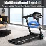 Caminadora Plegable GYMAX, Motor 2.25HP, Control por App