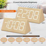 Reloj Despertador Digital DreamSky con USB , Modelo 2023