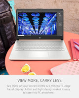 Laptop HP 14 HD, Procesador Intel Quad-Core, 8GB RAM, 576GB