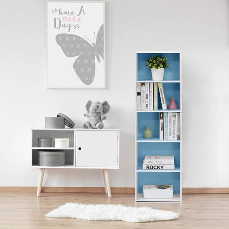 Estantería para libros, 5 niveles, Luder