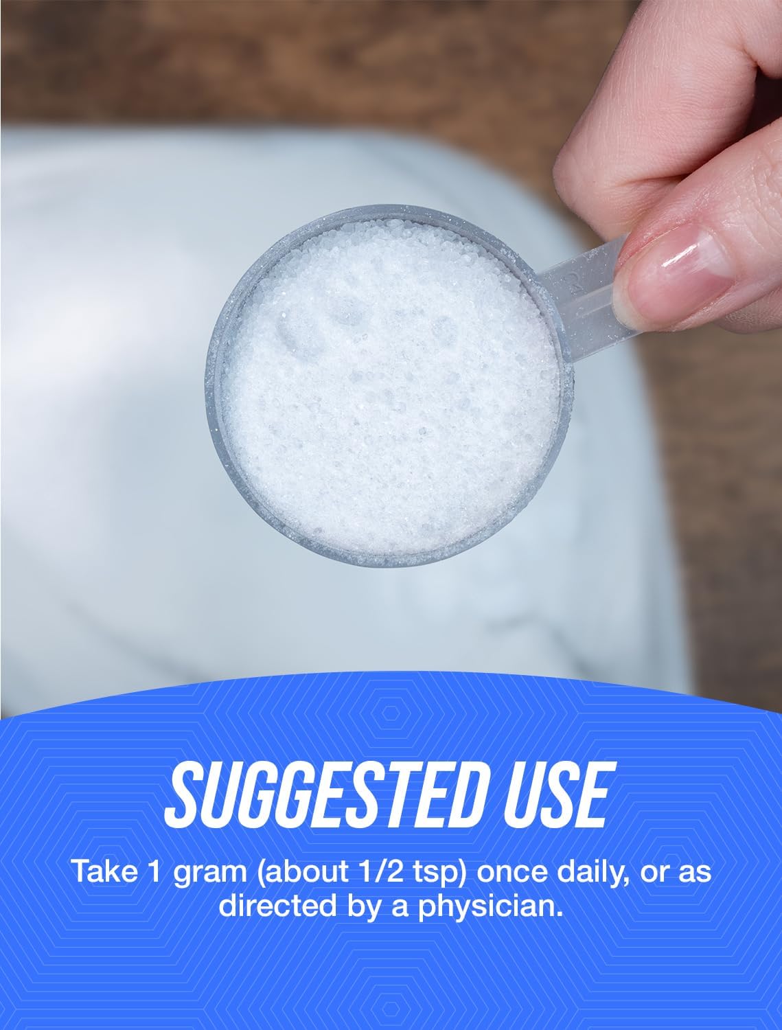 Inositol en polvo BulkSupplements, B8, 1kg, sin gluten