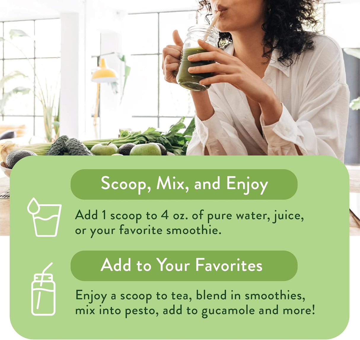 Mighty Maca Plus - Superfoods Maca Verde Orgánico, Detox, Vegan