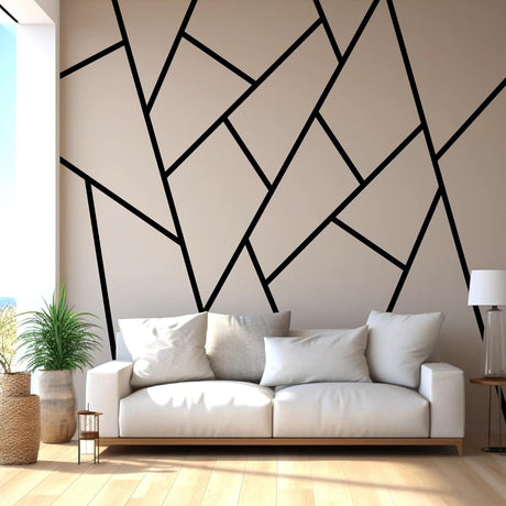 Vinilos Modernos Adhesivos Geométricos, Decoración Minimalista